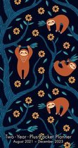 Frolicking Sloths August 2021-December 2023 Two-Year-Plus Pocket Planner