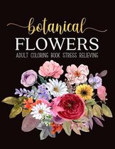 Botanical Flowers Coloring Book