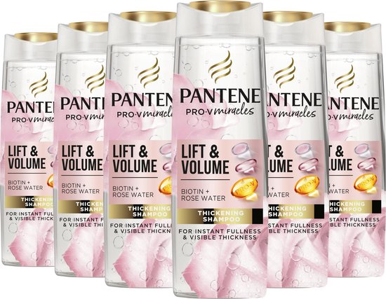 Pantene Shampoo Lift & Volume Biotine En Rozenwater