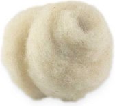 Heilwolle Biologische Wol bij Luieruitslag - vette ruwe wol (45 gram) - ongebleekt