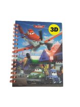 Notitieboekje Disney planes 3D - Multicolor - A6