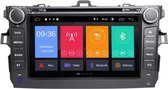 Toyota Corolla 2008-2012 Android 10 navigatie en multimediasysteem ingebouwde CarPlay Bluetooth USB WiFi Sd Kaart DVD Speler 2+16GB
