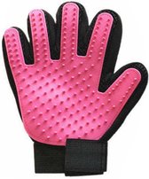 Borstel handschoen - Huisdieren - Roze - Rechts