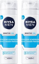 Nivea Men Scheergel - Sensitive Cool - Voordeelbox - 2 x 200 ml