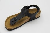 Birkenstock- Kairo- 1018639 Zwarte teen sandaal- normaal- maat 34
