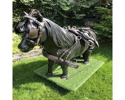 Enkelspan paardentuig - bruin - shetlander