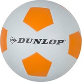 Dunlop Voetbal Maat 5 Rubber Wit/oranje