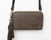 Bag2Bag | Grote Wallet met dubbele rits | Gibson Olive