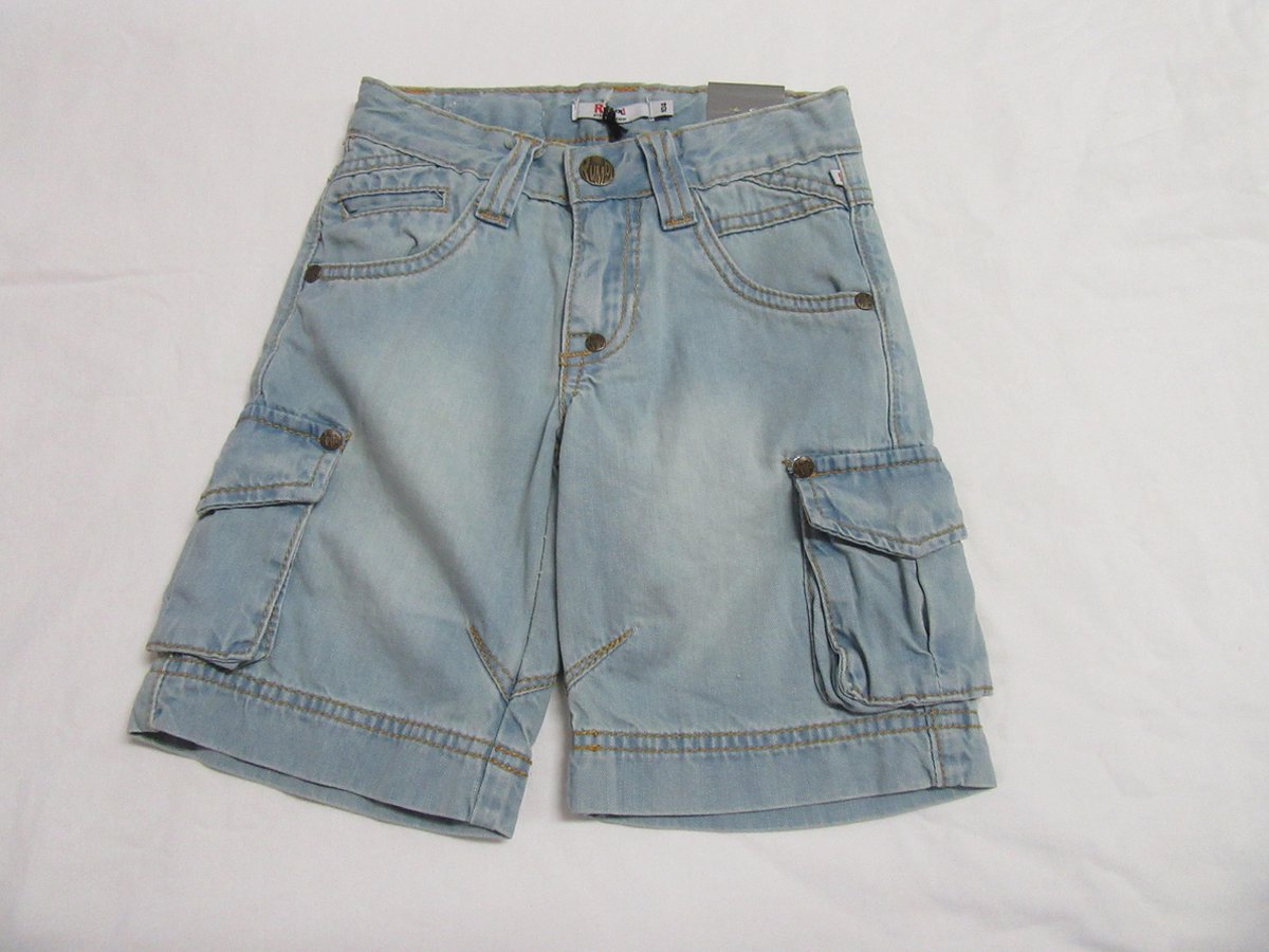 rumble , korte broek , jongen, jeans , licht blauw , 104 - 4 jaar
