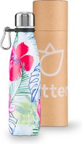 Vatten® Premium RVS Thermosfles - Hawaii - 500ml - Gratis Carrier - Isoleerfles