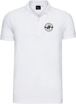 FitProWear Slim-Fit Polo Heren - Wit - Maat XXL/2XL - Poloshirt - Sportpolo - Slim Fit Polo - Slim-Fit Poloshirt - T-Shirt - Katoen polo - Polo -  Getailleerde polo heren - Getaill