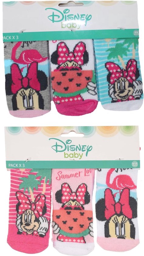 Disney Minnie Mouse sokken - 6 paar