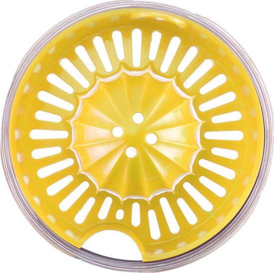Westmark Mixbeker/shaker met citruspers en verwijderbare mengschijf, inhoud: 0,5 l, hoogte: 18,7 cm, kunststof, BPA-vrij, Press + Shake, kleur: doorzichtig/groen/geel, 30792270 van Westmark — afbeelding 2