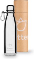 Thermosfles Vatten Zilver + Gratis Carrier - 500ml- Drinkfles