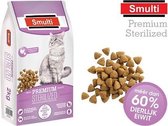 Smulti Premium Sterilized voor katten 2kg