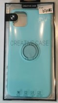 Creative Case| Apple iPhone 11 PRO | Licht Blauw | High Quality | Kickstand ring | Dikke randen | super sterk |