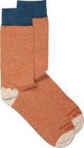 Healthy Seas Socks - oranje heren sok van visnetten - Sturgeon - maat 41/46