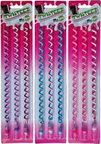 Twisteez Hair Extensions 25cm. 3-pack.