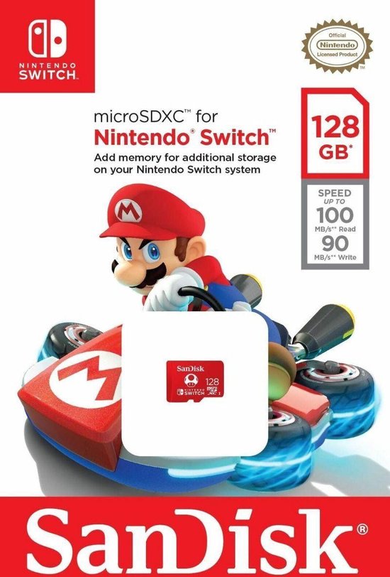 SanDisk Extreme Micro SDXC 128 GB voor Nintendo Switch bol.com