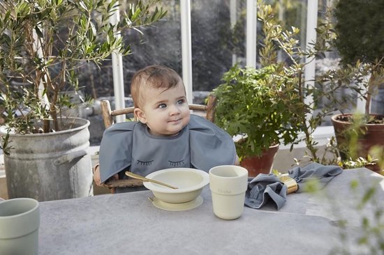 Elodie slab - Slabbetjes- Slabbertjes baby - Slab - Slab met opvangbakje- Humble Hugo van Elodie — afbeelding 4