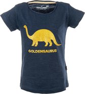 Stones and Bones Meisjes Tshirt Camille Goldensaurus Navy - 98