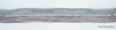 Sier band - 2 kleuren grijs en taupe kleur - sierband met bedrade rand - fournituren - lengte 2 meter - lint - stof - afwerkband - naaien - decoratieband -