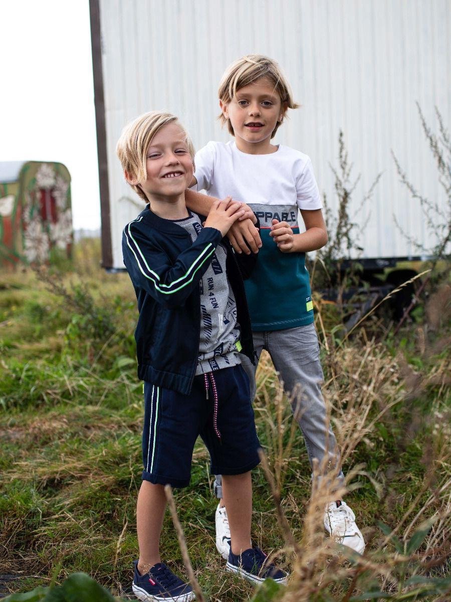 Quapi jongens korte joggingbroek Florius Dark Blue - maat 110/116