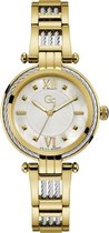 GC Y56004L1MF horloge dames staal gold cable