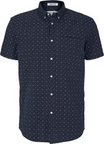Tom Tailor Korte mouw Overhemd - 1024715 Marine (Maat: XL)