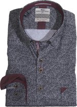 Dario Beltran Lange mouw Overhemd - Enix-3TG Marine (Maat: XL)