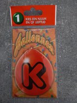 Ballon Letter K