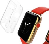 By Qubix - Apple watch 44mm siliconen case - transparant