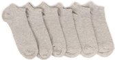 Lichtgrijze enkelsokken - Heren sokken - 6 paar - Enkelsokken - Maat 40-45