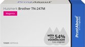 PrintAbout huismerk Toner TN-247M Magenta Hoge capaciteit geschikt voor Brother