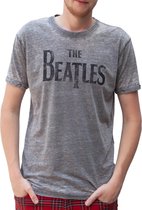 Rockstarz T-shirt Beatles "Burned out Logo" Grijs
