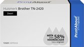 PrintAbout huismerk Toner TN-2420 Zwart Hoge capaciteit geschikt voor Brother