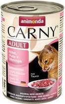 Animonda Carny Adult - Rund met Kalkoen en Garnaal - 6 x 400 g