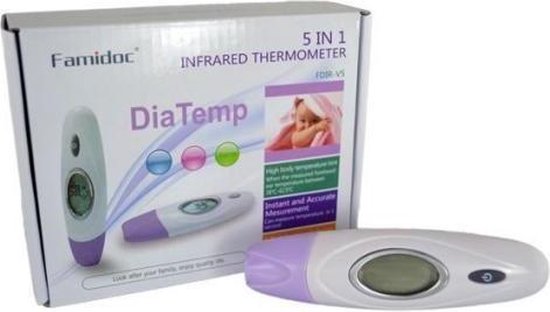 DiaTemp - Lichaamsthermometer - Infrarood - Famidoc