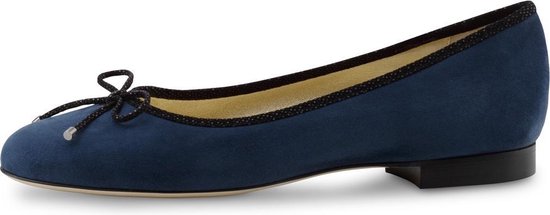 Femmes Ballerines Bleu foncé - Chaussures pour femmes - Chaussures à enfiler - Suede - Werner Kern Dana - Taille 41,5