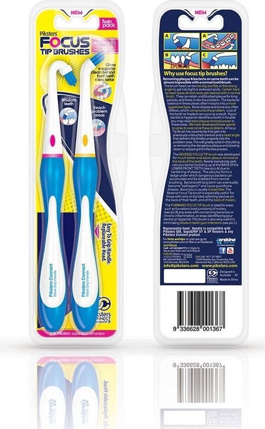 Piksters Forward En Reverse Focus Tip Brushes 2 stuks