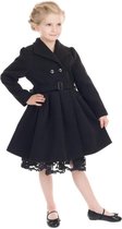Jasmine Kids Coat Black in Swing Vintage Jaren 50 Stijl