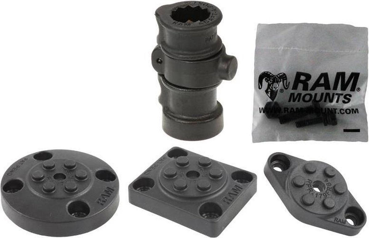 Adapt-A-Post™ Base met 3 Drill-Down Base Opties RAP-386B-AAPU