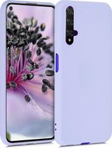 kwmobile telefoonhoesje voor Huawei Nova 5T - Hoesje voor smartphone - Back cover in pastel-lavendel