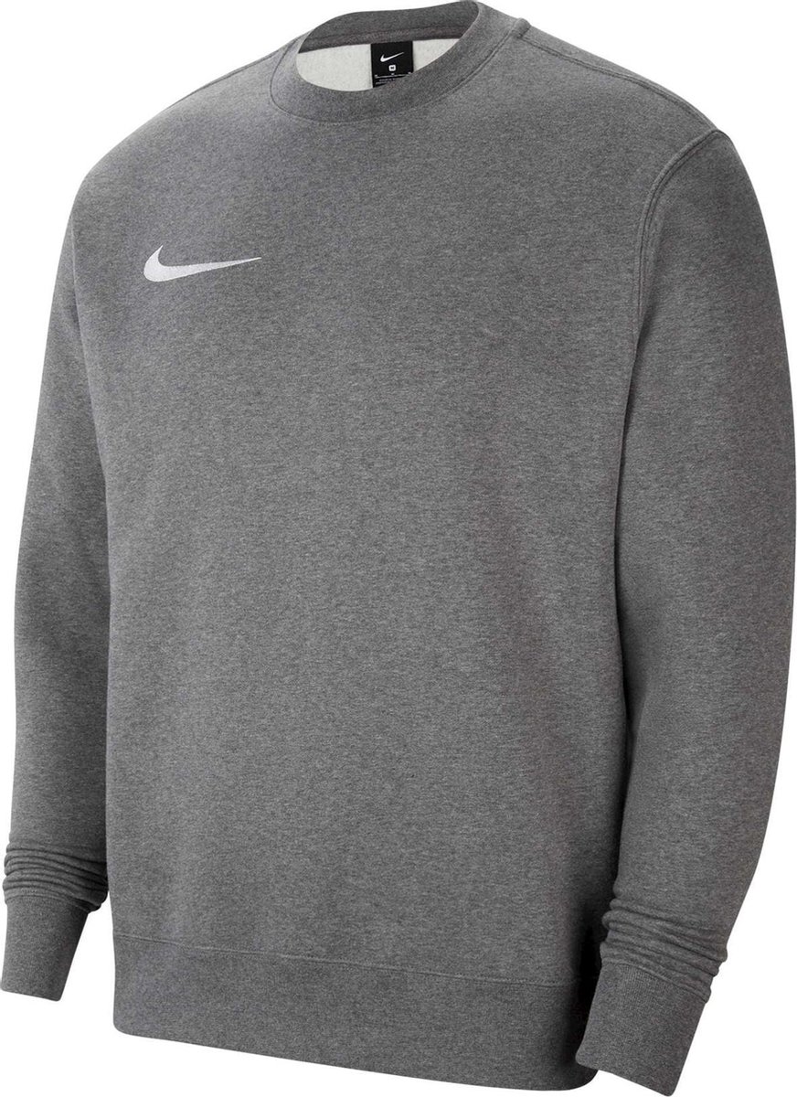 Nike - Fleece Park 20 Crew Junior - Grijze Voetbalsweater Kinderen-152 - 158