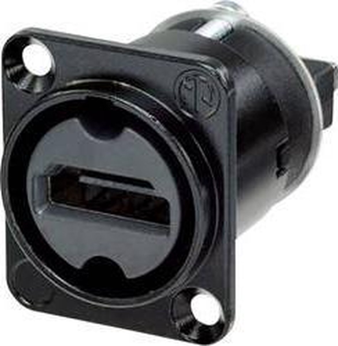 Neutrik NAHDMI-W-B HDMI-connector Flensbus, contacten recht Aantal polen: 19 Zwart 1 stuk(s)
