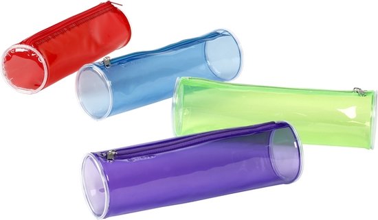 Transparante opbergvakken met ritssluiting, transparante opbergtas voor