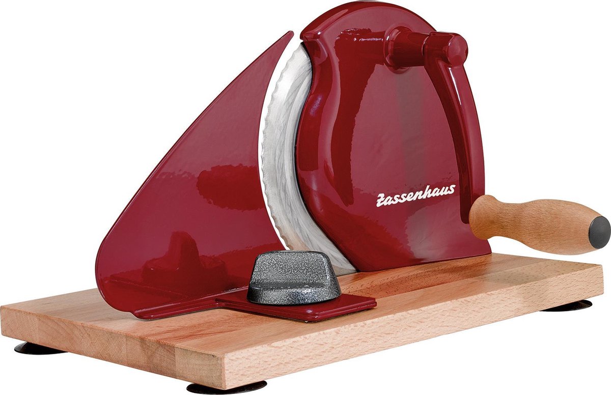 Zassenhaus broodsnijmachine handmatig, rood