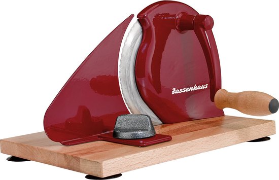 Zassenhaus broodsnijmachine handmatig, rood | bol.com