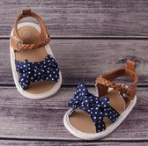 2021 Zomer Baby Meisjes Slippers sandalen met Antislipnoppen 0-6 maanden : Strik stippen