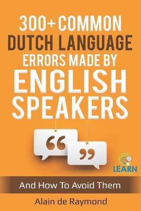 300+ common Dutch language errors made by English speakers a ... - cover